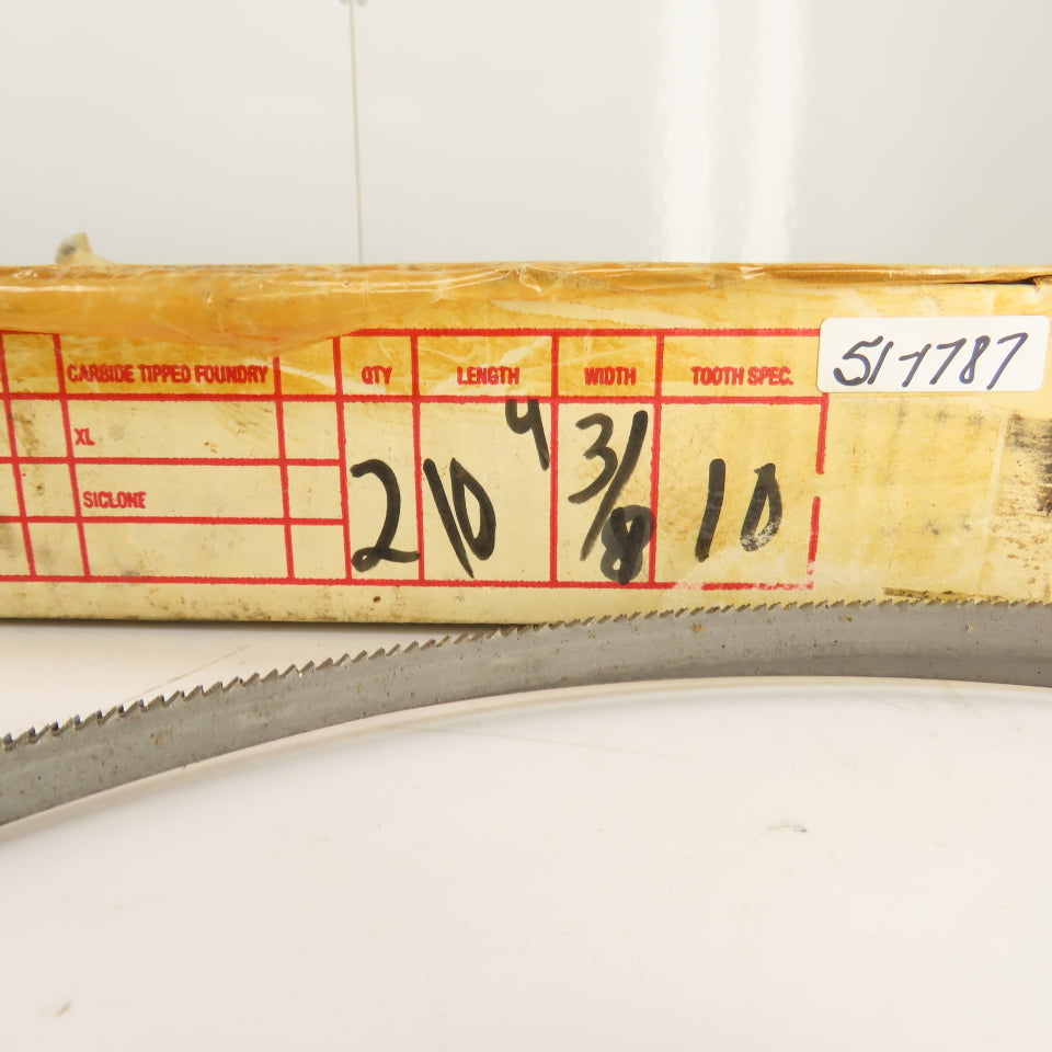 Simonds Welded Bandsaw Blade SIWELD 109" OAL x 3/8" Wide 10TPI Lot Of 2