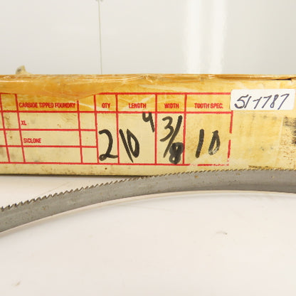 Simonds Welded Bandsaw Blade SIWELD 109" OAL x 3/8" Wide 10TPI Lot Of 2