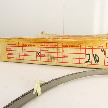 Simonds Welded Bandsaw Blade SIWELD 109" OAL x 3/8" Wide 10TPI Lot Of 2