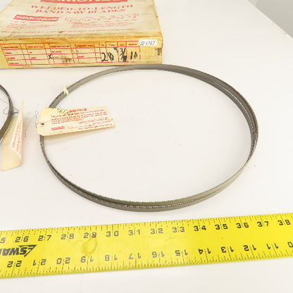 Simonds Welded Bandsaw Blade SIWELD 109" OAL x 3/8" Wide 10TPI Lot Of 2