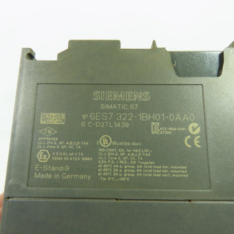 Siemens 6ES7 322-1BH01-0AA0 Simatic S7 Output Module