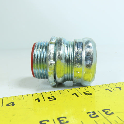 Thomas & Betts TC713A 1" Straight Compression Connector EMT Conduit Box Of 25