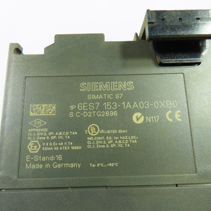 Siemens 6ES7 153-1AA03-0XB0 Simatic S7 ET 200M Interface Module