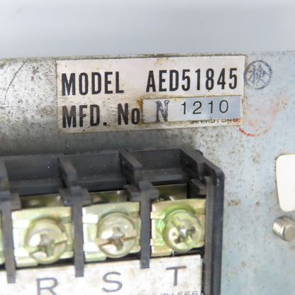 Panasonic AED51845 Servo Drive Power Supply