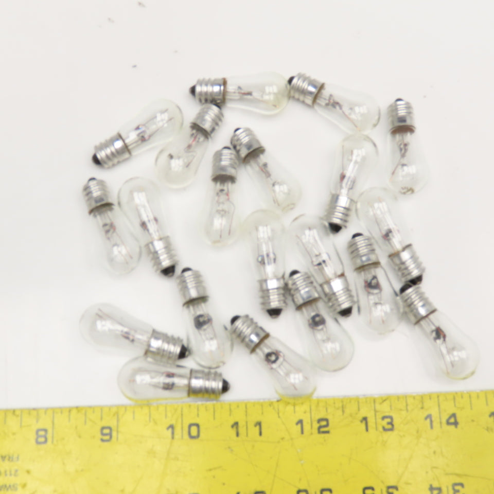 Sylvania 6W 120V S6S Miniature Indicator Light Bulb Lot Of 20