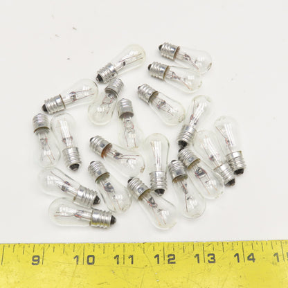 Sylvania 6W 120V S6S Miniature Indicator Light Bulb Lot Of 20