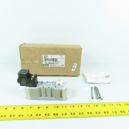 Parker H11WXBBL53C 2 Position Pneumatic Solenoid Valve 120V Coil 145PSIG NEW