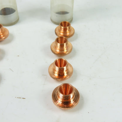 Laser Nozzle Head Misc. Lot Of (4)N20 (2)N25 (4)N30