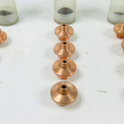 Laser Nozzle Head Misc. Lot Of (4)N20 (2)N25 (4)N30