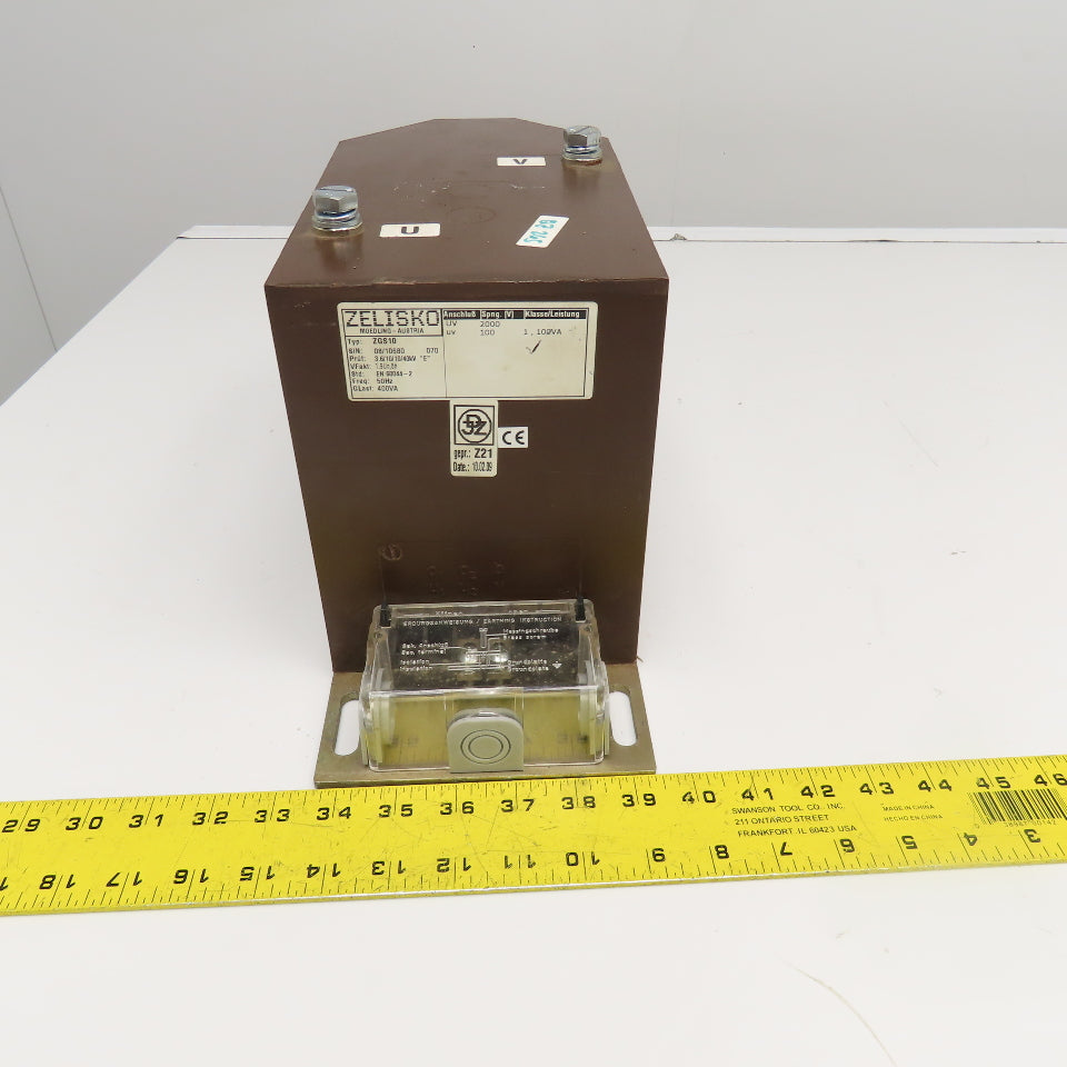 Zelisko ZGS10 400VA 50Hz 3.6/10/10/40kV Voltage Transformer