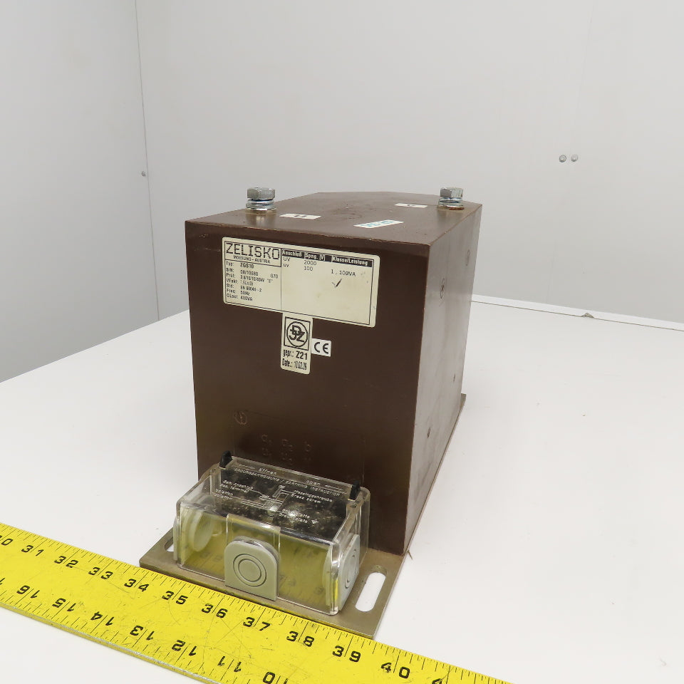 Zelisko ZGS10 400VA 50Hz 3.6/10/10/40kV Voltage Transformer