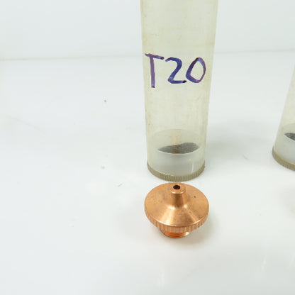 Laser Nozzle Head Misc. Lot Of (1)T20 (3)T25 (4)T30