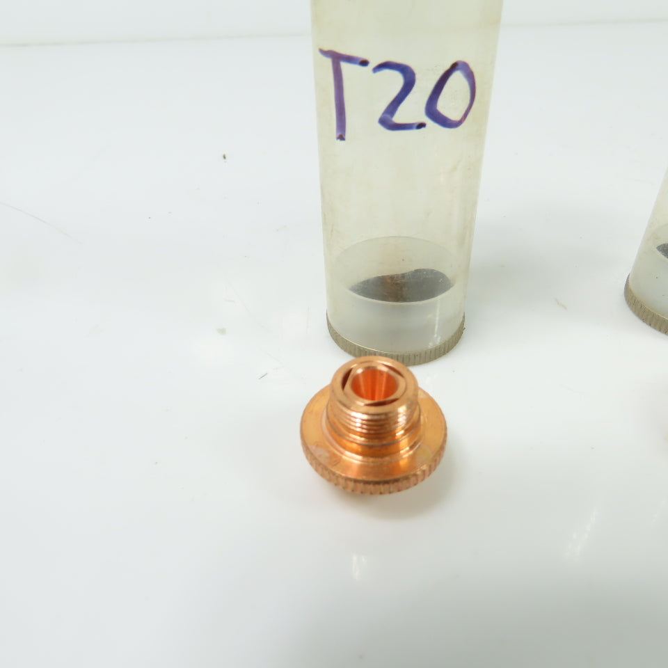 Laser Nozzle Head Misc. Lot Of (1)T20 (3)T25 (4)T30