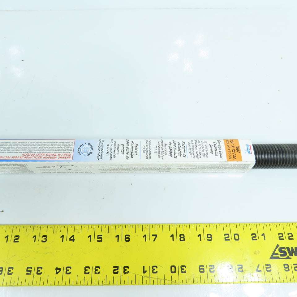 National 7687 N281-006 Garage Door Extension Spring 25" x 70LBS