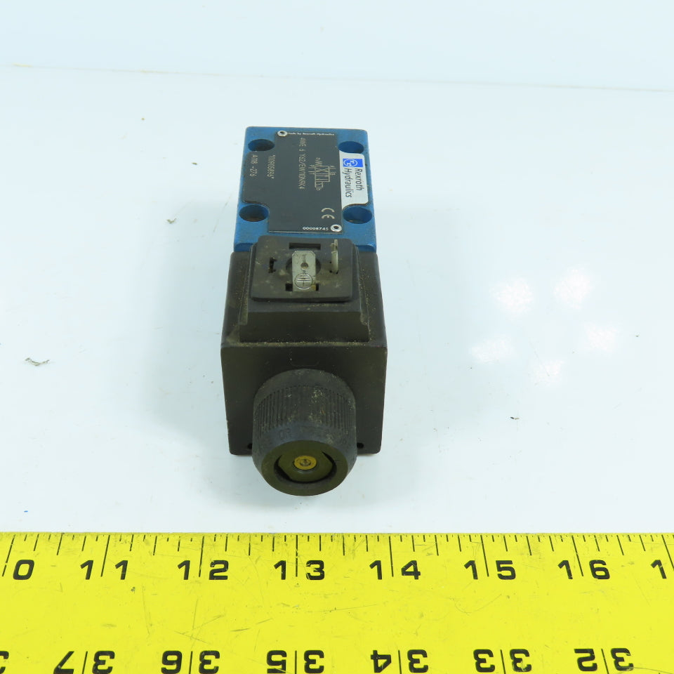 Rexroth 4WE 6 Y62/EW110N9K4 2/4 Hydraulic Solenoid Control Valve 120V REPAIR