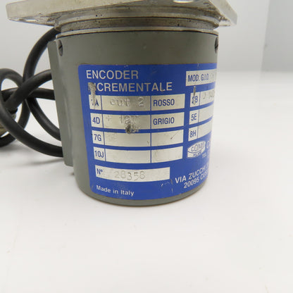Comp G.I.O 63 1250B 2 12V 8X17 Rotary Encoder 12V 8mm Shaft