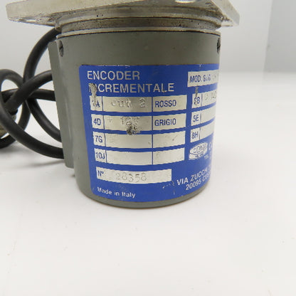 Comp G.I.O 63 1250B 2 12V 8X17 Rotary Encoder 12V 8mm Shaft