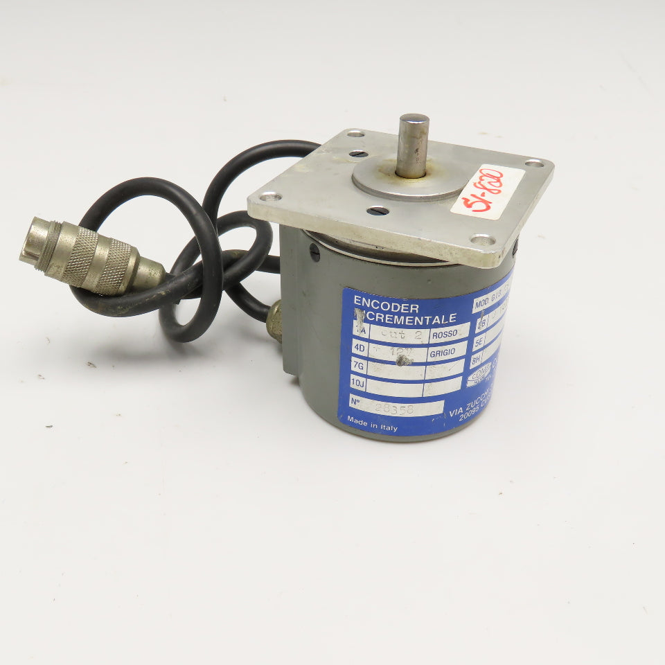 Comp G.I.O 63 1250B 2 12V 8X17 Rotary Encoder 12V 8mm Shaft