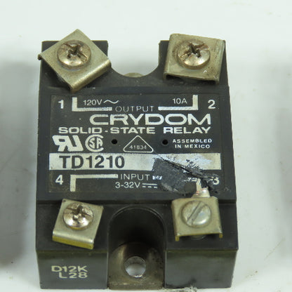 Crydom TD1210 Solid State Relay 3-32VDC Input 120VAC Output Lot Of 3