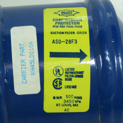 Alco ASD-28F3 Suction Line Filter Drier 500PSIG 3/8" SAE Flare Lot Of 2