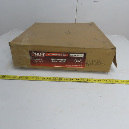 Pro-1 001827 OEM Black Heater Hose 3/4" ID x 50' USA New