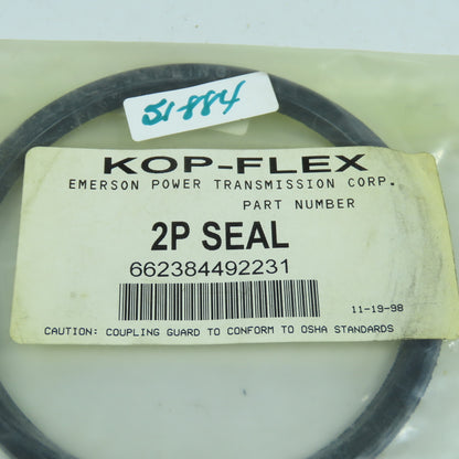 Emerson 662384492231 2P Powerlign Gear Coupling Seal 4" ID