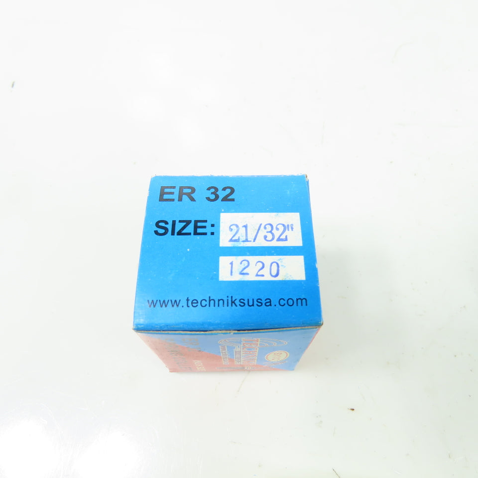 Techniks ER 32 21/32" Spring Collet Lot Of 2