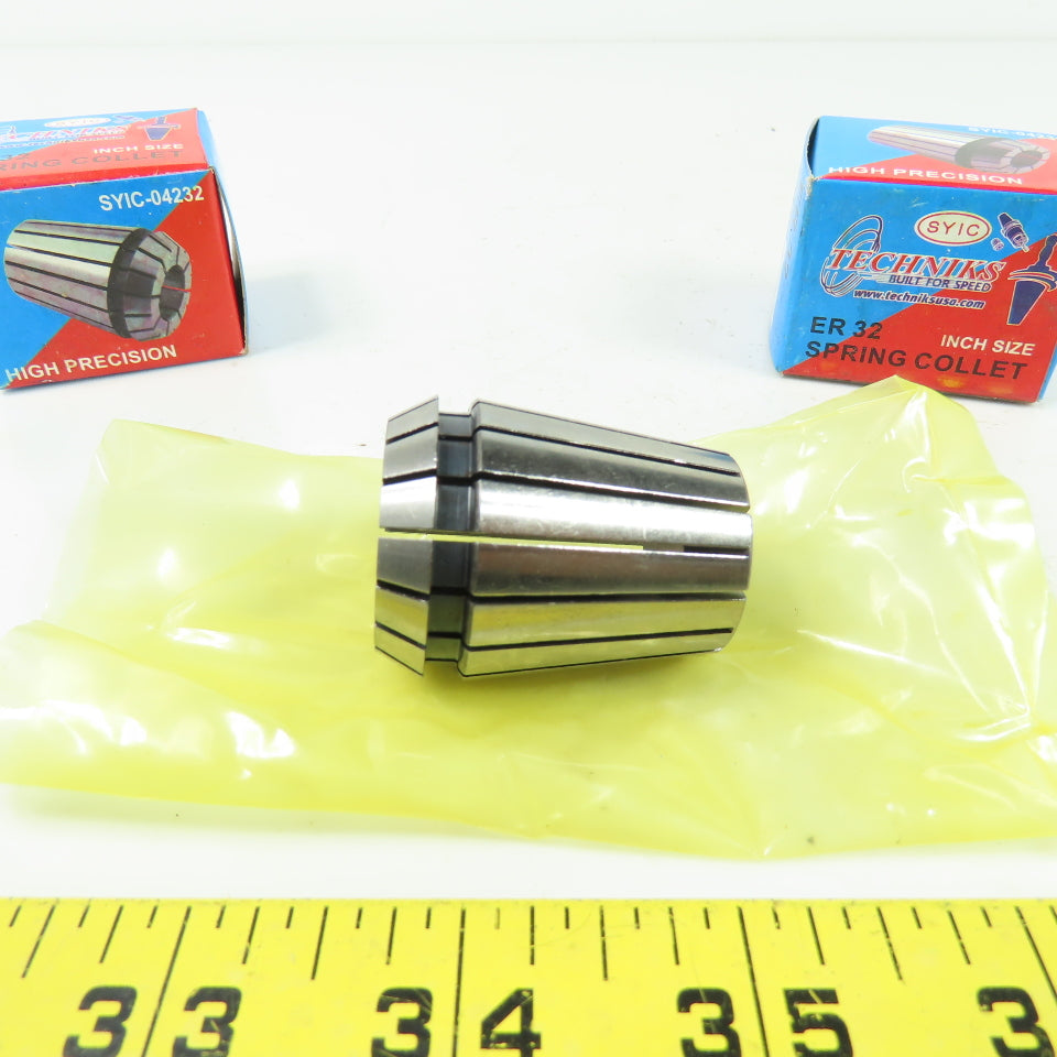 Techniks ER 32 21/32" Spring Collet Lot Of 2