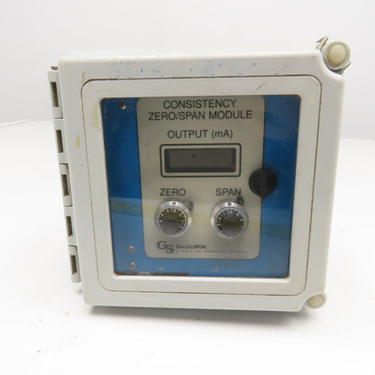GS DeZurik Consistency Zero Span Module Loop Powered Amplifier