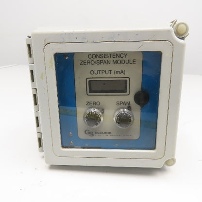 GS DeZurik Consistency Zero Span Module Loop Powered Amplifier