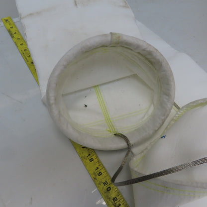 97802086 6" x108 Dust Collector Bag Filter W Static Strap Lot of 12