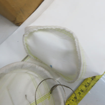 97802086 6" x108 Dust Collector Bag Filter W Static Strap Lot of 12