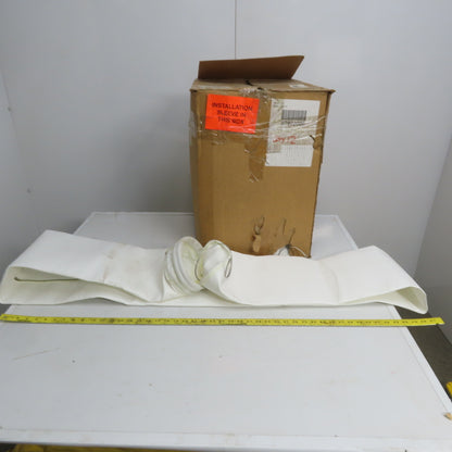 97802086 6" x108 Dust Collector Bag Filter W Static Strap Lot of 12