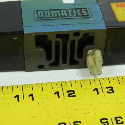 Numatics 081SS602M 082SS625M015M 3-Position Pneumatic Solenoid Valve 24VDC Coil