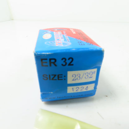 Techniks ER 32 23/32" Spring Collet Lot Of 2