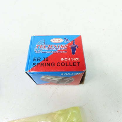 Techniks ER 32 23/32" Spring Collet Lot Of 2