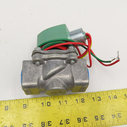 Asco 8215G3 Red Hat 3/4" Solenoid Valve Air Inert Gas