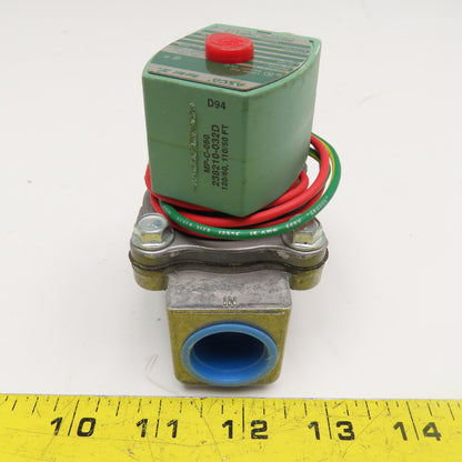 Asco 8215G3 Red Hat 3/4" Solenoid Valve Air Inert Gas