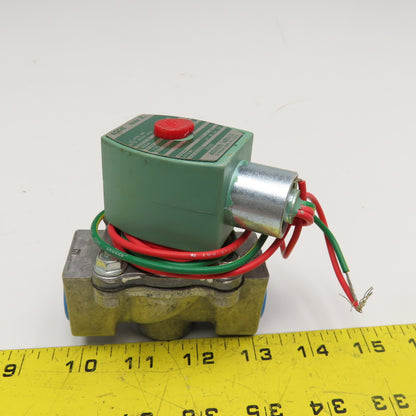 Asco 8215G3 Red Hat 3/4" Solenoid Valve Air Inert Gas