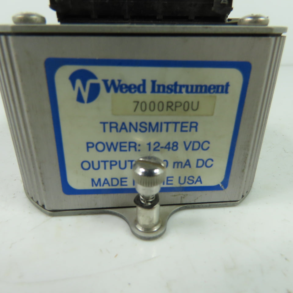 Weed Instrument 7000RP0U Temperature Transmitter 12-48VDC 4-20MA DC 30-250°F
