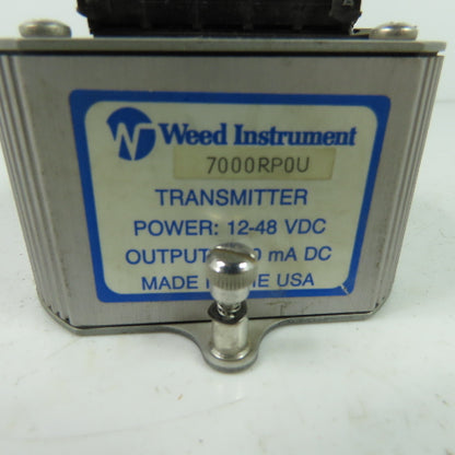 Weed Instrument 7000RP0U Temperature Transmitter 12-48VDC 4-20MA DC 30-250°F