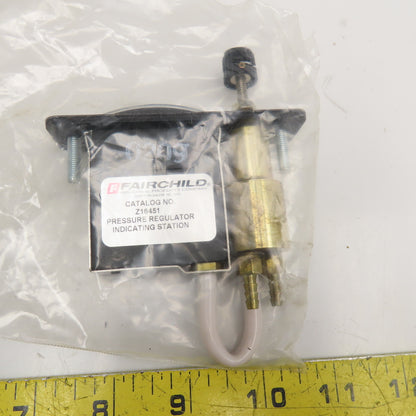 Fairchild Z16451 Pressure Regulator Indicating Station 250PSI MAX 0-100% Display