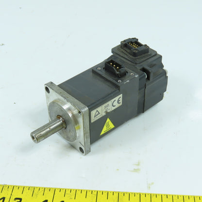 Mitsubishi HF-KP13 100W AC Servo Motor 3000RPM 3PH 106V 0.8A 8mm Shaft