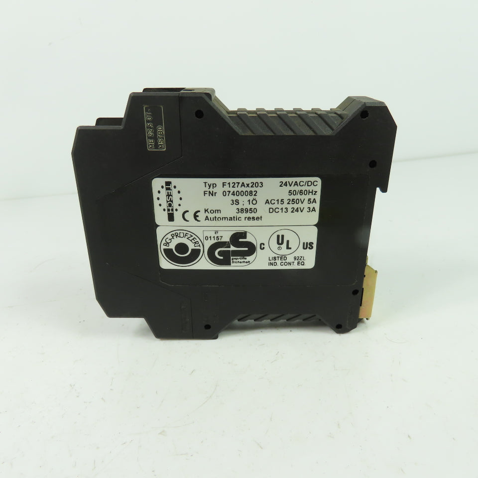 Tesch F127AX203 Automatic Reset Relay 24VAC/DC 50/60Hz