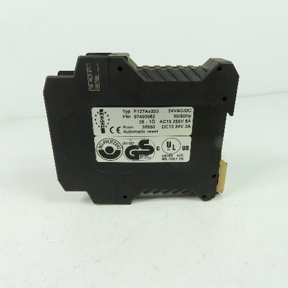 Tesch F127AX203 Automatic Reset Relay 24VAC/DC 50/60Hz