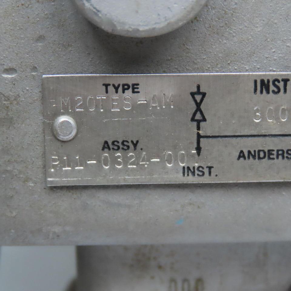 Anderson Greenwood M20TES-AM Differential Pressure Transmitter Manifold 1/2" NPT