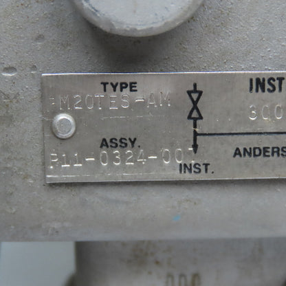 Anderson Greenwood M20TES-AM Differential Pressure Transmitter Manifold 1/2" NPT