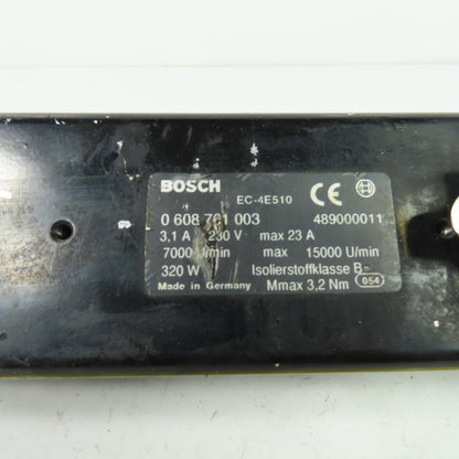 Bosch 0-608-701-003 EC Motor 230V 23A 15000 U/Min W/ 0-608-720-056 1/2" Drive