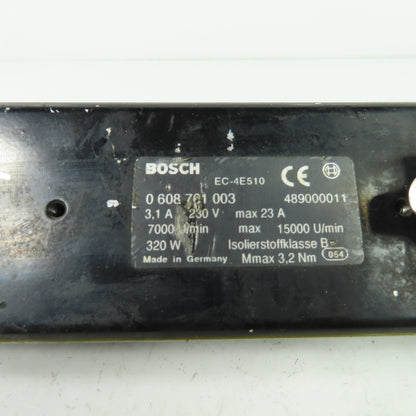 Bosch 0-608-701-003 EC Motor 230V 23A 15000 U/Min W/ 0-608-720-056 1/2" Drive