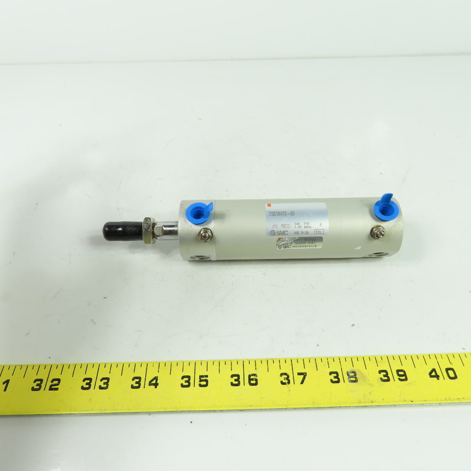 SMC CDG1BA32-60 Pneumatic Cylinder 145 PSI 60" Stroke 32mm Bore